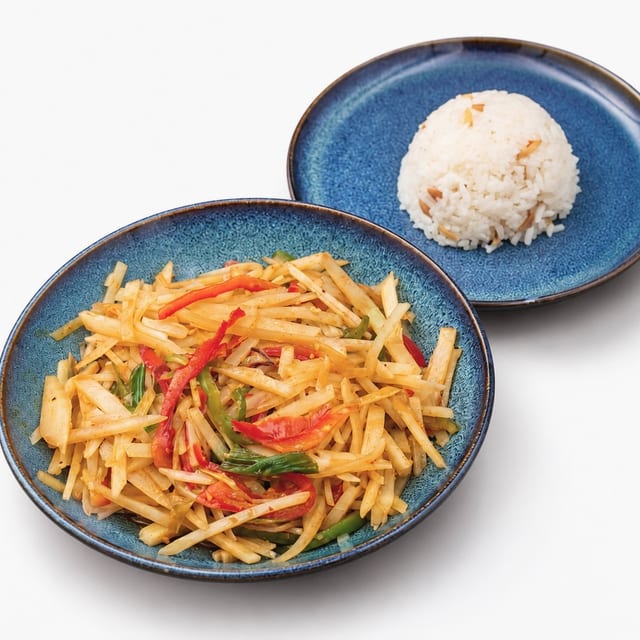 Sour & Spicy Shredded Potato.