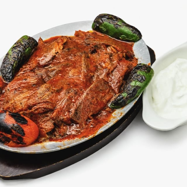 Iskender Kebab.