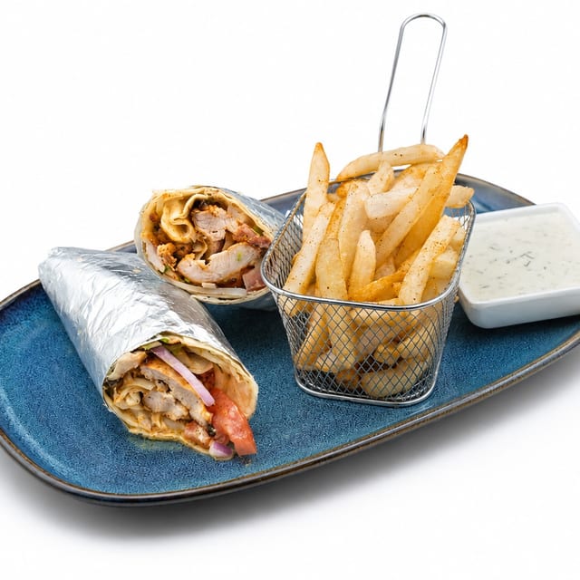 Chicken Kebab Wrap.
