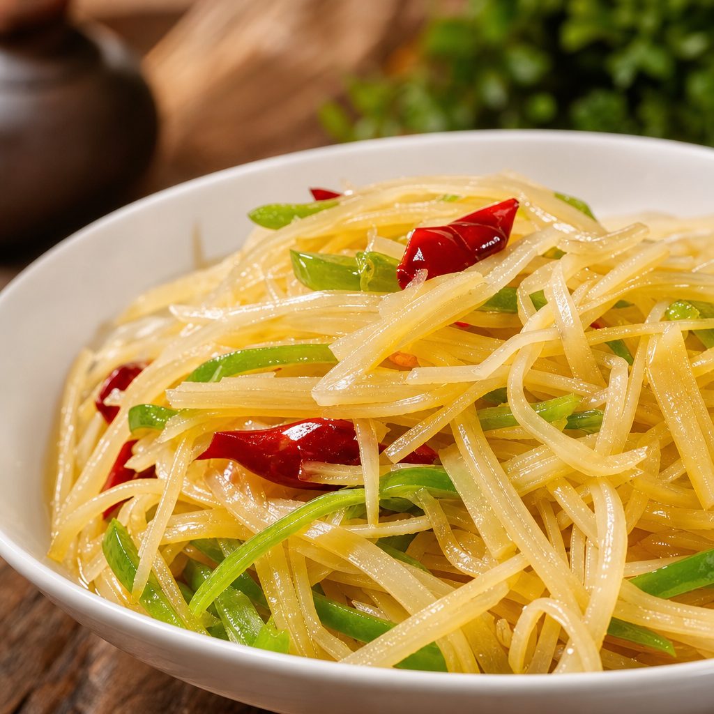 Sour & Spicy Shredded Potato.