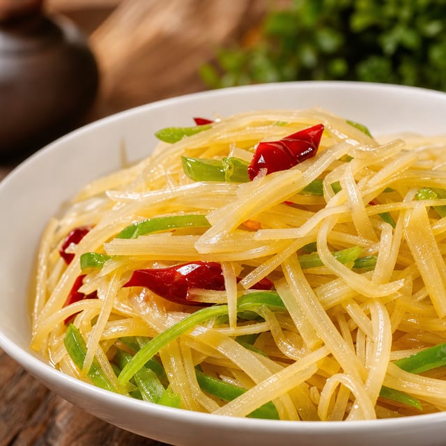 Sour & Spicy Shredded Potato.